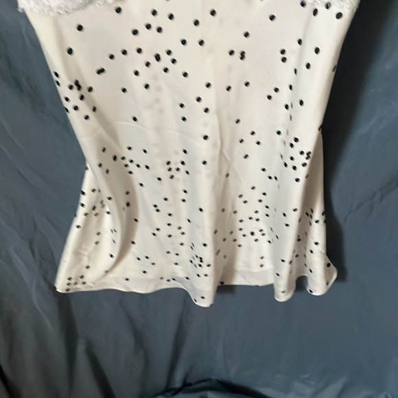 Kate Spade: “Dream a little Dream” Black/White with Lace nightgown- M - Picture 5 of 16